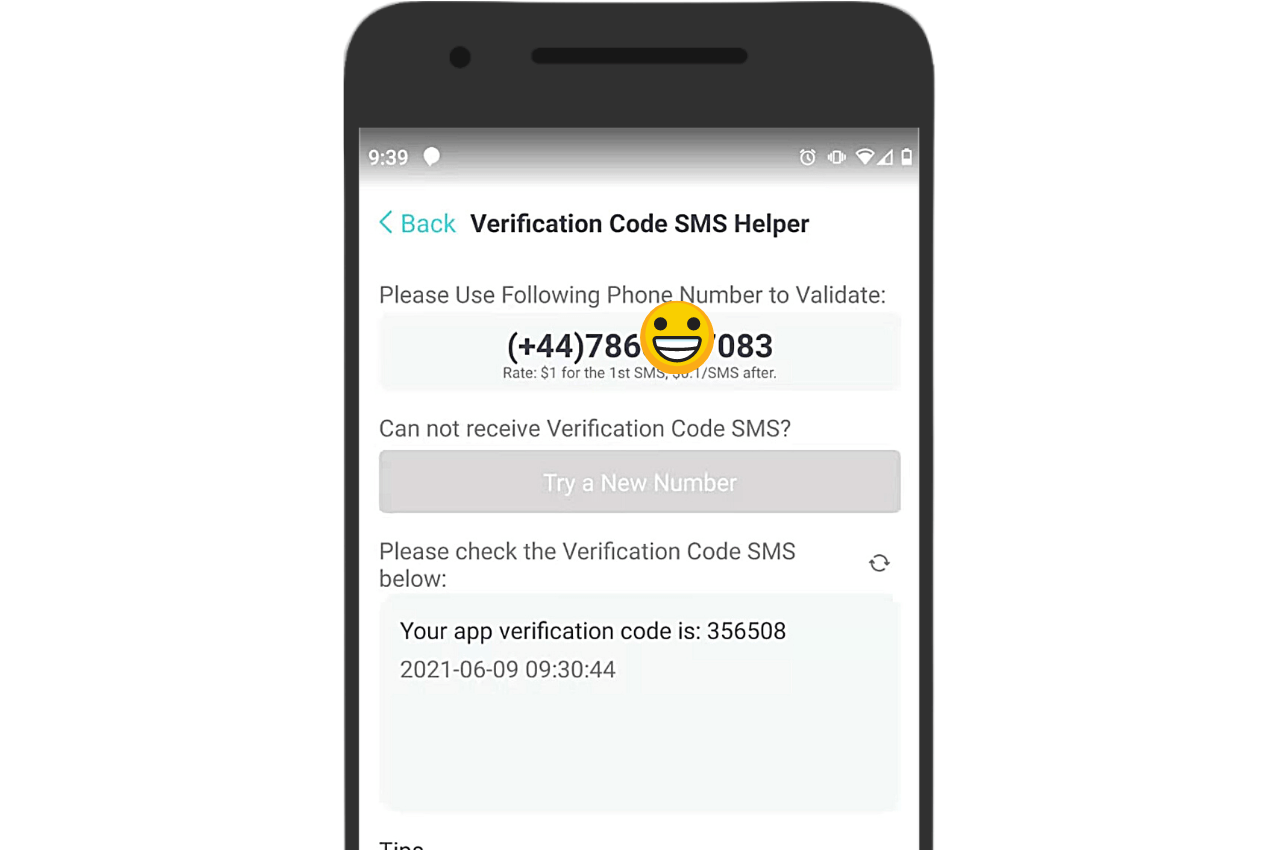 PingMe verification helper Grindr SMS